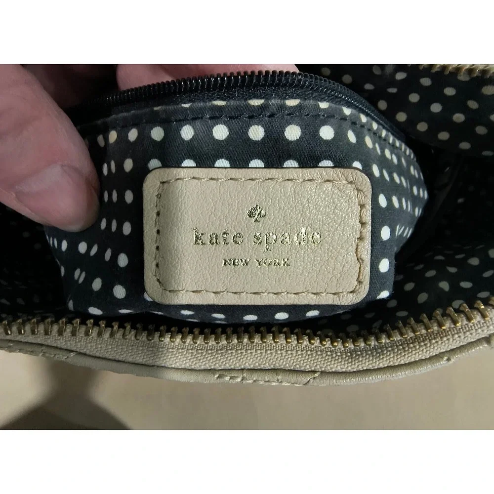 kate spade quilted leather